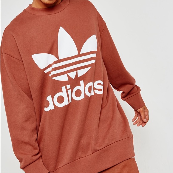 adidas trefoil oversize sweatshirt